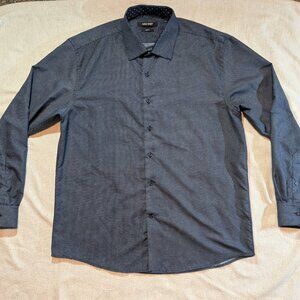 Nine West Men’s Slim Fit Button Up Shirt – Large